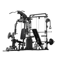Rack de musculation Smith de qualité commerciale pour la musculation en salle de sport, équipement d'entraînement complet multifonction tout-en-un