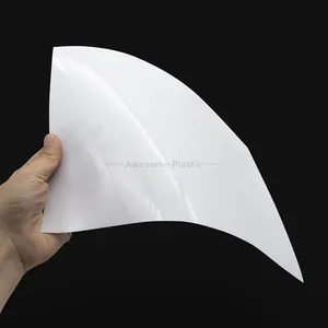 0.5mm 0.8mm 1mm glossy white 4x8 pvc sheets