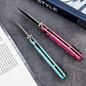 มีดพับ BM Bugout 535 สำหรับกิจกรรมกลางแจ้ง ตั้งแคมป์ พกพา ใช้ในชีวิตประจำวัน ทำจากเหล็กดามัสกัส เหมาะสำหรับการล่าสัตว์ พกพาสะดวก ใช้ในอุตสาหกรรม มีดพกพาสำหรับใช้ในชีวิตประจำวัน OEM - Product Image 2