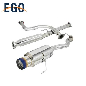 Tubo Catback scarico in acciaio inossidabile 4 "silenziatore punta Catback racing per Honda Civic - Product Image 1