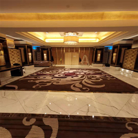 Hotel Casino Bankettsaal Wohnzimmer Schlafzimmer Blumenmuster Design Handgetufteter NZ-Wollteppich Material Wand-zu-Wand Bodenteppich