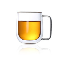 Tasses à café en verre à double paroi isolées, idéales pour cappuccino, thé et latte – Vente chaude