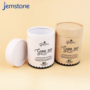 Emballage de tube de papier de boîte de cylindre en carton imprimé personnalisé de logo personnalisé écologique - Product Image 4