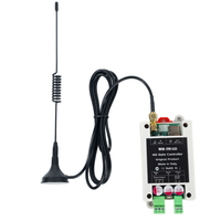 Europe France Espagne 4G SMS Interrupteur relais intelligent à distance Montage sur rail DIN Ouvre-portail Télécommande sans fil pour ventilateur, lumière et moteur