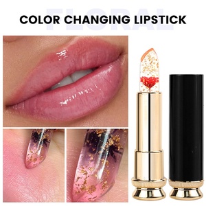 <span class=keywords><strong>Rouge</strong></span> à lèvres transparent changeant de couleur avec fleur sèche feuille d'or température hydratant <span class=keywords><strong>PH</strong></span> Logo personnalisé <span class=keywords><strong>rouge</strong></span> à lèvres - Product Image 2