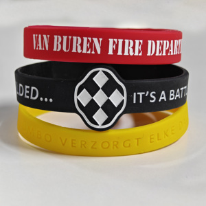 Diseña tu Propia Pulsera de Silicona con Logotipo Personalizado, Pulseras de Silicona de Goma con Logotipo Personalizado - Product Image 3