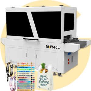 Impresora de Inyección de Tinta Digital UV Giftec Ricoh con Impresión de Pulseras de Papel Impermeable, Impresión Automática Multicolor en una Sola Pasada - Product Image 1