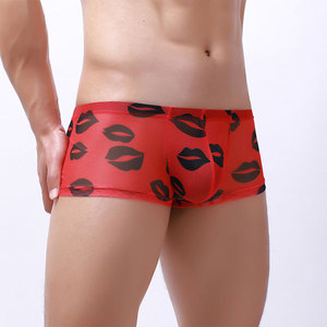 Nouveaux boxers pour hommes en maille respirante, écologiques, translucides, fins, à séchage rapide, taille basse, pour adultes - Product Image 5