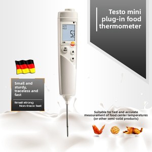 เทอร์โมมิเตอร์วัดอุณหภูมิอาหารดิจิตอล Testo 106 สำหรับใช้ในครัวเรือน พร้อมจอแสดงผลอิเล็กทรอนิกส์ หัววัด ABS รองรับการปรับแต่ง ODM - Product Image 5