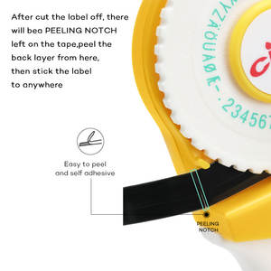 Repuesto de Etiquetadora de Relieve CIDY C1880, Compatible con DYMO 1880 para 9mm dymo/motex/cidy 3D 12965 1880, Recambio para Máquina de Escribir - Product Image 6