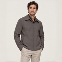 Blouson Bomber Homme Léger Extensible à 360 Degrés Printemps Automne Vêtement d'extérieur Décontracté Manteau de Voyage Confortable pour Usage Quotidien