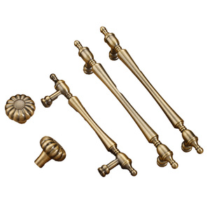 LCCDIS French Style Cabinet <b>Handle</b> Zinc Alloy Bar Shape Single Hole 96128192 Drawer <b>Door</b> <b>Pulls</b> - Product Image 3