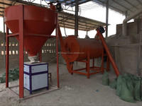 Ligne de production de mortier sec haute efficacité Huaning 3-6t/h, machine à enduit mural 7,5 kW 220-440V pour applications de construction