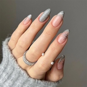 Etsy – <span class=keywords><strong>faux</strong></span> ongles en acrylique, forte pression sur les ongles faits à la main avec de la <span class=keywords><strong>poudre</strong></span> acrylique - Product Image 2