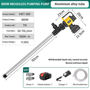 ปั๊มลูกสูบไฟฟ้าอะลูมิเนียมอัลลอยด์แรงดันสูง Cavitt พร้อมแบตเตอรี่ลิเธียม - Product Image 2