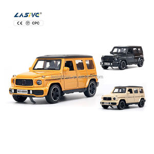 ألعاب LASIVE لعبة ممتازة بمقياس أربعة أبواب SUV Diecast نموذج سيارة سبيكة معدنية صوت وضوء لعبة تقنية الصب للأطفال - Product Image 1