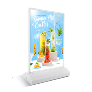 LED Desktop Rechargeable Double-sided bar Counter <strong>Light</strong> Box <strong>Light</strong> <strong>Board</strong> Plug-in Luminous Menu Menu Billboard - Product Image 1