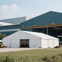 Tentes d'urgence modulaires à grande échelle, à montage rapide, imperméables, pour les zones sinistrées
