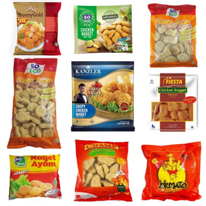 Bolsa de Empaque Plana para Alimentos Congelados, Vacía, con Sello de 3 Lados, Impresión Personalizada para Empanadas, Samosas, Bolas de Pescado <span class=keywords><strong>Frito</strong></span>, Tortillas y Nuggets de Cangrejo - Product Image 4