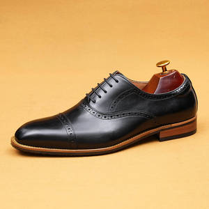 Chaussures Derby pour Homme 2026 en Cuir Véritable, Formelles, à Bout Fermé, à Lacets, pour Mariage, à Semelle Épaisse et Rehaussantes - Product Image 6