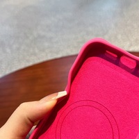 Coque de téléphone magnétique en silicone liquide à effet vague d'eau pour iPhone 17 Pro Max, étui en silicone pour iPhone 16 15 Pro Max