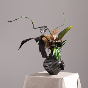 Decorazioni per feste autunnali di lunga durata moderne fatte a mano <span class=keywords><strong>tulipani</strong></span> artificiali Calla foglie di vetro forniture per le vacanze - Product Image 3