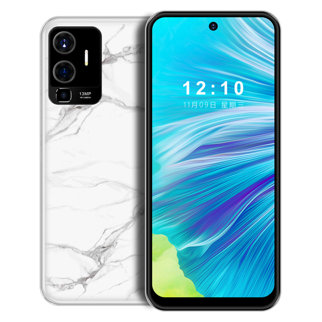 K62 Android 13 6.8inch HD+ Incell Hole Punch Display 4+64GB 5+13MP Camera 3G&4G Smartphone with 7000mAh Battery