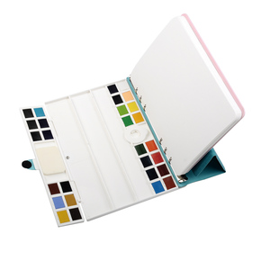 Bloc <span class=keywords><strong>de</strong></span> papier à <span class=keywords><strong>dessin</strong></span> carré personnalisé <span class=keywords><strong>de</strong></span> 22 pages, <span class=keywords><strong>carnet</strong></span> <span class=keywords><strong>de</strong></span> croquis pour <span class=keywords><strong>aquarelle</strong></span>, couverture en cuir, kit <span class=keywords><strong>de</strong></span> bloc pour <span class=keywords><strong>aquarelle</strong></span> pour le <span class=keywords><strong>dessin</strong></span> - Product Image 4