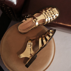 Sandali Cialisa da <span class=keywords><strong>Donna</strong></span>, Nuovi Modelli Estivi Casual con Punta Tonda, Stile Romano in Vera Pelle, Comodi Ballerini Fatti a Mano, <span class=keywords><strong>Scarpe</strong></span> da <span class=keywords><strong>Donna</strong></span> Taglie Grandi fino al <span class=keywords><strong>43</strong></span> - Product Image 5