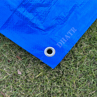 Bâche légère d'extérieur étanche à la pluie, bâche en polyéthylène PE avec œillets pour couverture industrielle et agricole