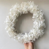 Luxe geconserveerde bloemen hangende kerstkrans op maat gemaakte kleur afstudeer- Moederdag Valentijnsdag binnendeurdecoratie