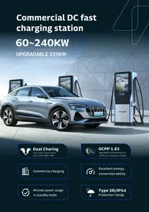 Level 3 EV DC Charger Electric Car Charging Station Fast 60kW 120kW 180kW 240kW DC Ev Charger Stations