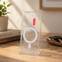 Casing Ponsel Akrilik Transparan Magnetik Untuk A16/A17/A06/A07/A36/A56/A57 - Merek JiaoJin Pelindung Handphone