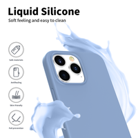 Étui de téléphone portable en silicone liquide pour iPhone 14 Pro Max, coque de téléphone magnétique en silicone pour iPhone 14 Plus, protection de l'appareil photo