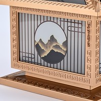 Nouvelle applique murale LED solaire étanche en aluminium de style chinois, 6500K, éclairage décoratif de cour de style antique