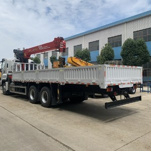 รถบรรทุกติดเครน ISUZU GIGA 6x4 ขนาด 12 ตัน แบบบูมตรง สำหรับยกของ - Product Image 3