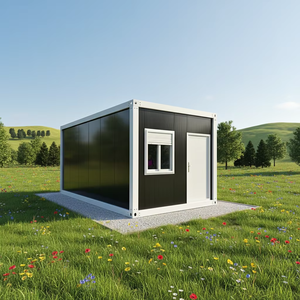 Maison conteneur modulaire préfabriquée haut de gamme, portable, respirante, coupe-vent et étanche, de 10, 20 et 40 pieds, en kit plat - Product Image 2