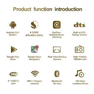 Reproductor de vídeo Multimedia con Radio para coche Android para Lexus IS250 IS300 IS200 IS220 IS350 2005 - 2013 Navi GPS Serero CarPlay DSP 2DIN - Product Image 3