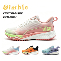 Chaussures de course unisexes personnalisées avec logo professionnel, baskets légères et souples, amortissantes, chaussures de sport décontractées