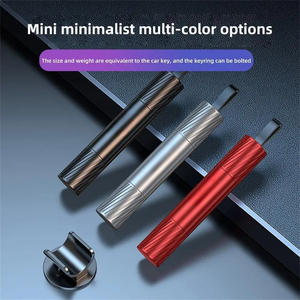 Marteau de sécurité 2 en 1 pour <span class=keywords><strong>voiture</strong></span>, brise-vitre d'urgence, coupe <span class=keywords><strong>la</strong></span> ceinture de sécurité, outil de sauvetage en acier aluminium de haute dureté - Product Image 4