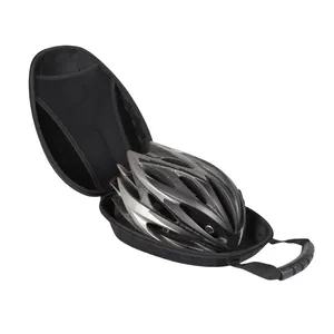 Индивидуальный Высококачественный жесткий чехол для велосипедного шлема EVA с сетчатым ремешком