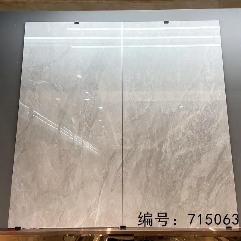 Full polished glazed ceramic tiles flooring 750x1500 big tile marble look on sale porcelain tile flooring