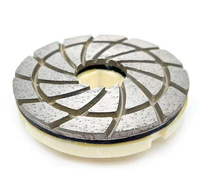 Roue de polissage diamantée en métal de 4 pouces JDK, roue de chanfreinage, meules de polissage pour pierre et granit