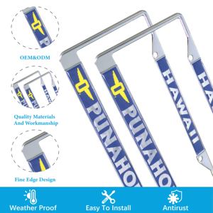 Marcos de Matrícula Personalizados con Logotipo, en 3D, Resistentes a los Arañazos y Duraderos, para Pedidos al por Mayor - Product Image 4