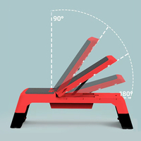 Plataforma de Ejercicio Cardiovascular Kepler ABS, Stepper Ajustable, Tabla de Equilibrio, Banco para Mancuernas, para Ejercicios Abdominales