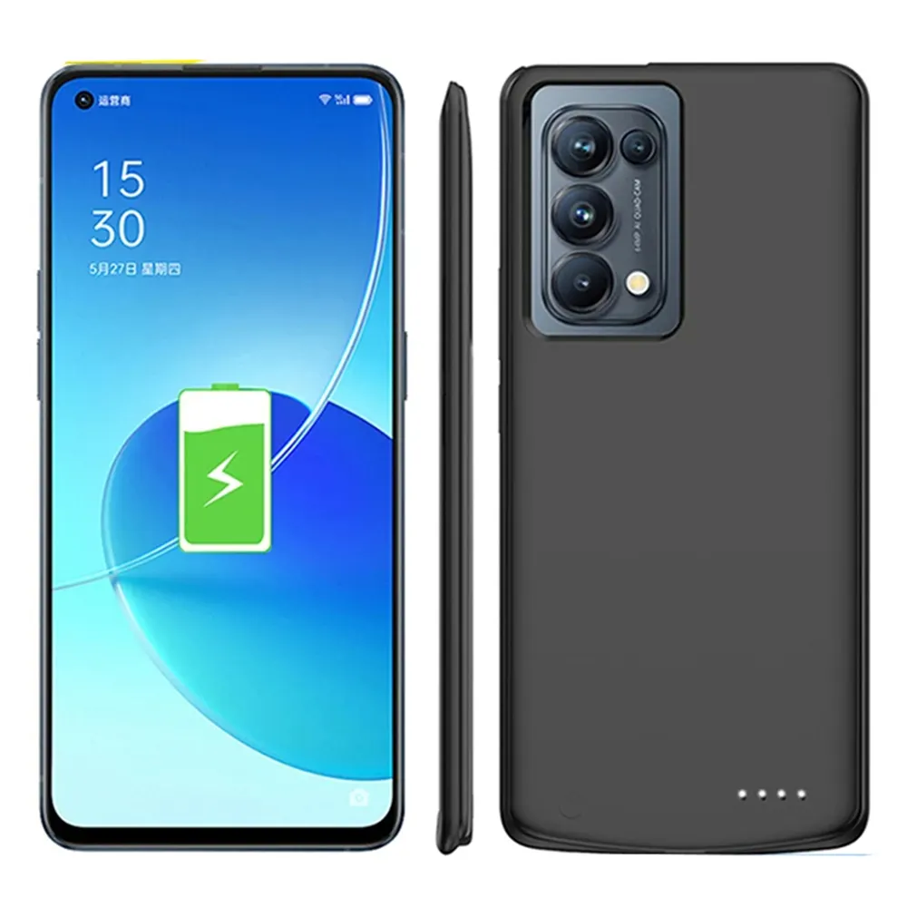 OPPO bulmak için 6800Mah X3 Lite pil kutusu bulmak X3 Lite telefon kılıfları OPPO bulmak için X3 Lite pil şarj cihazı kılıf güç banka kapak