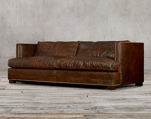 Bộ Đồ Nội Thất <span class=keywords><strong>Sofa</strong></span> Da Thật Cổ Điển <span class=keywords><strong>Retro</strong></span> - Product Image 3