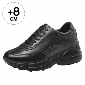Scarpe da ginnastica con <span class=keywords><strong>zeppa</strong></span> invisibile da 8 cm/3,15 pollici per <span class=keywords><strong>donna</strong></span>, scarpe casual con plateau per aumentare l'altezza, per camminare, produzione da 30 anni - Product Image 1