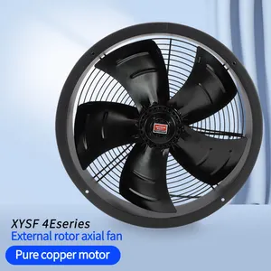 Ventilador axial de baja velocidad, motor de rotor externo de CA, ventiladores de flujo axial, ventilación y escape