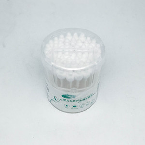 Tête de <span class=keywords><strong>gourde</strong></span> stérile jetable coton-tige bâton de papier doux coton-tige pour bébé en coton de haute qualité - Product Image 2